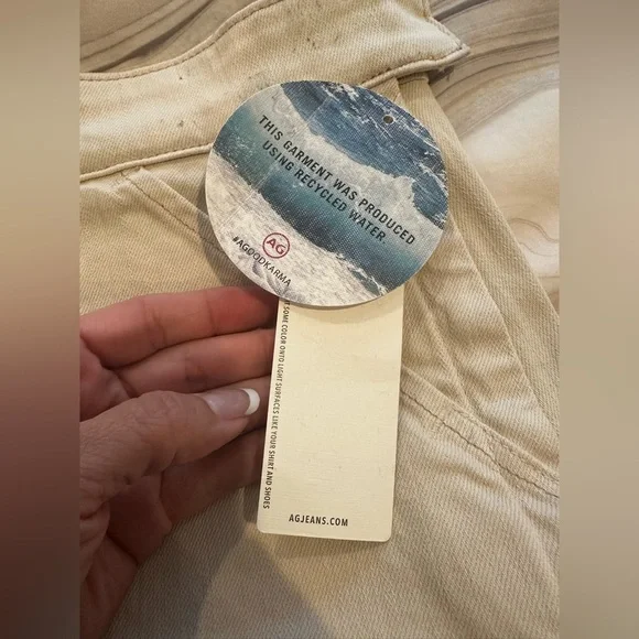 AG Cream Jean Mini Skirt - Picture 4 of 13